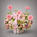 Garden Whisper Basket Arrangement