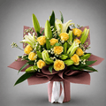 Golden Lily Elegance Bouquet