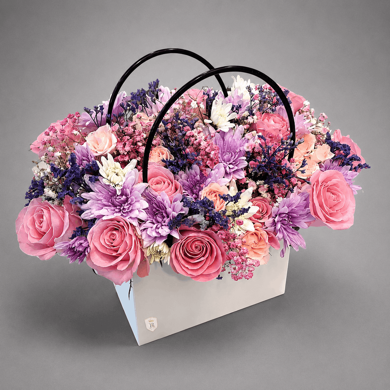 Pastel Bloom Basket