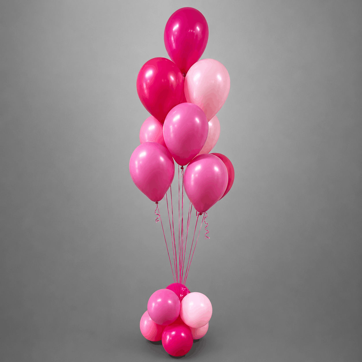 Pink Ombre Latex Balloon Tower Bouquet