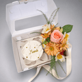 Mother's Day Floral Cake Gift Box with Personalised Bento Cake