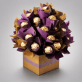 Ferrero Rocher Chocolate Bouquet – Purple & Gold