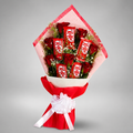 Red Rose & KitKat Chocolate Bouquet