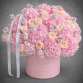 Pink Hydrangea & Rose Flower Box