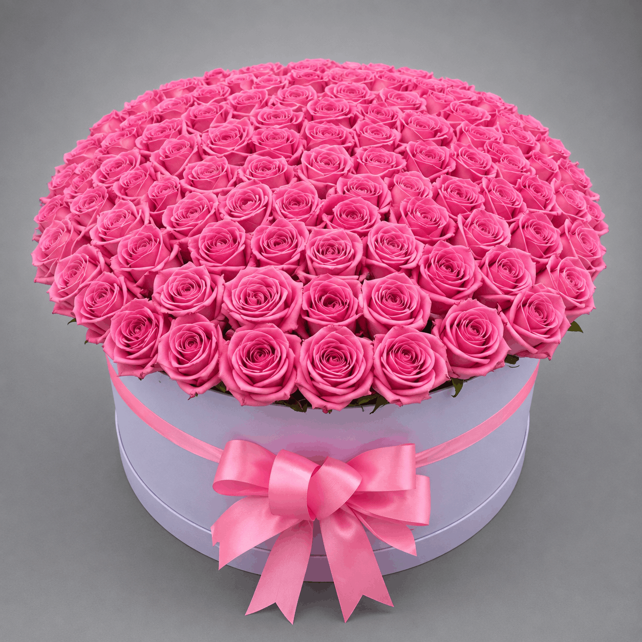 Grand Pink Rose Dome Gift Box