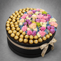 Pastel Flower & Chocolate Gift Box