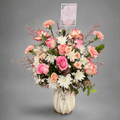 Blush Garden Vase Arrangement