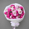 Hot Pink Rose & Blossom Bouquet