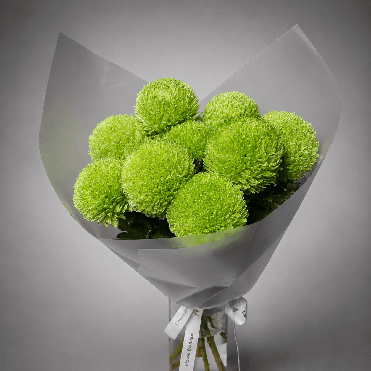 Green Button Chrysanthemum Bouquet – Florist Special