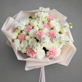 White & Blush Garden Bouquet