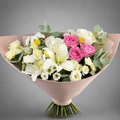 Pink & White Lily Rose Bouquet