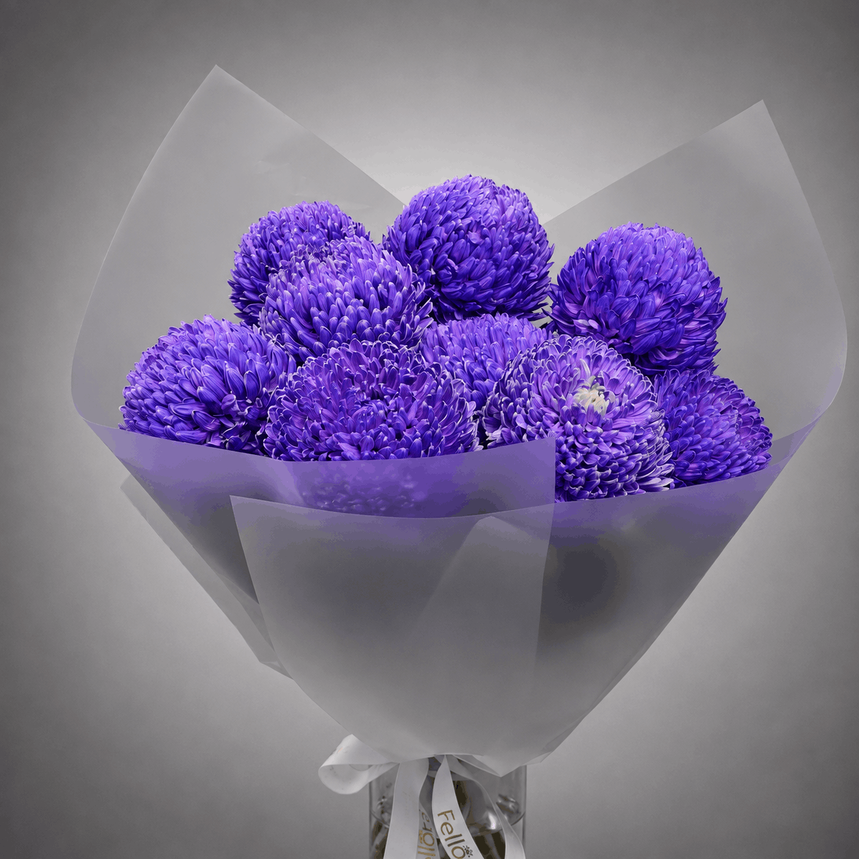 Purple Button Chrysanthemum Bouquet – Florist Special