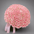 Luxury Pink Rose Dome Bouquet
