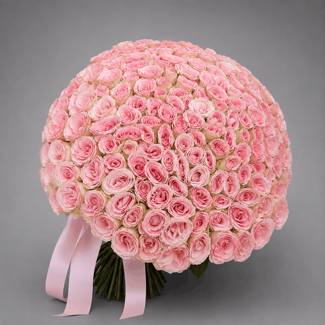 Luxury Pink Rose Dome Bouquet