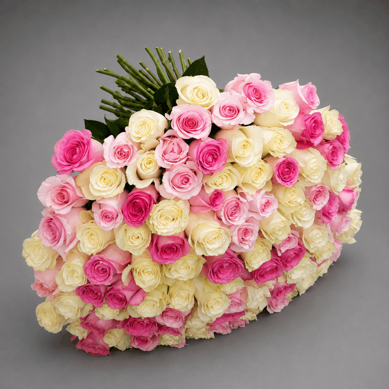 Pink & Cream Rose Bouquet
