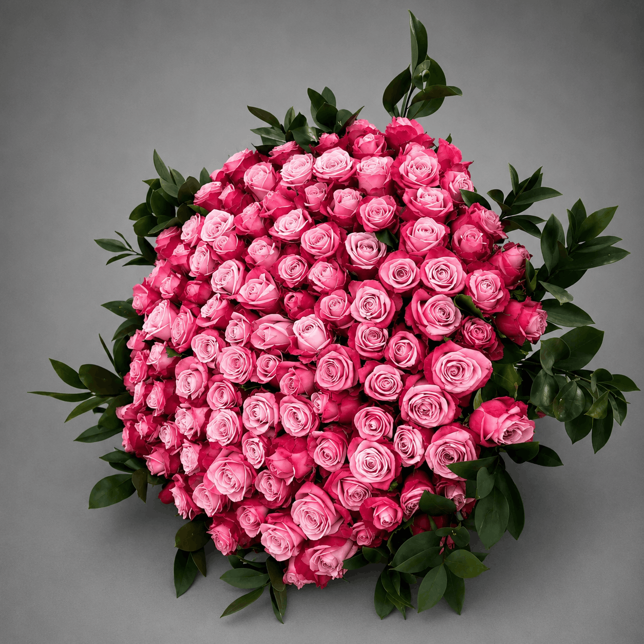 Hot Pink Rose Statement Bouquet
