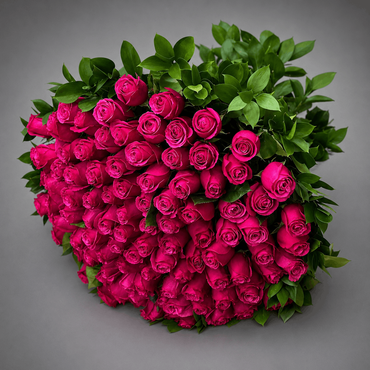 Deep Pink Rose Luxury Bouquet