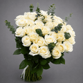 Ivory White Rose Bouquet