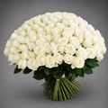 Grand Ivory Rose Bouquet