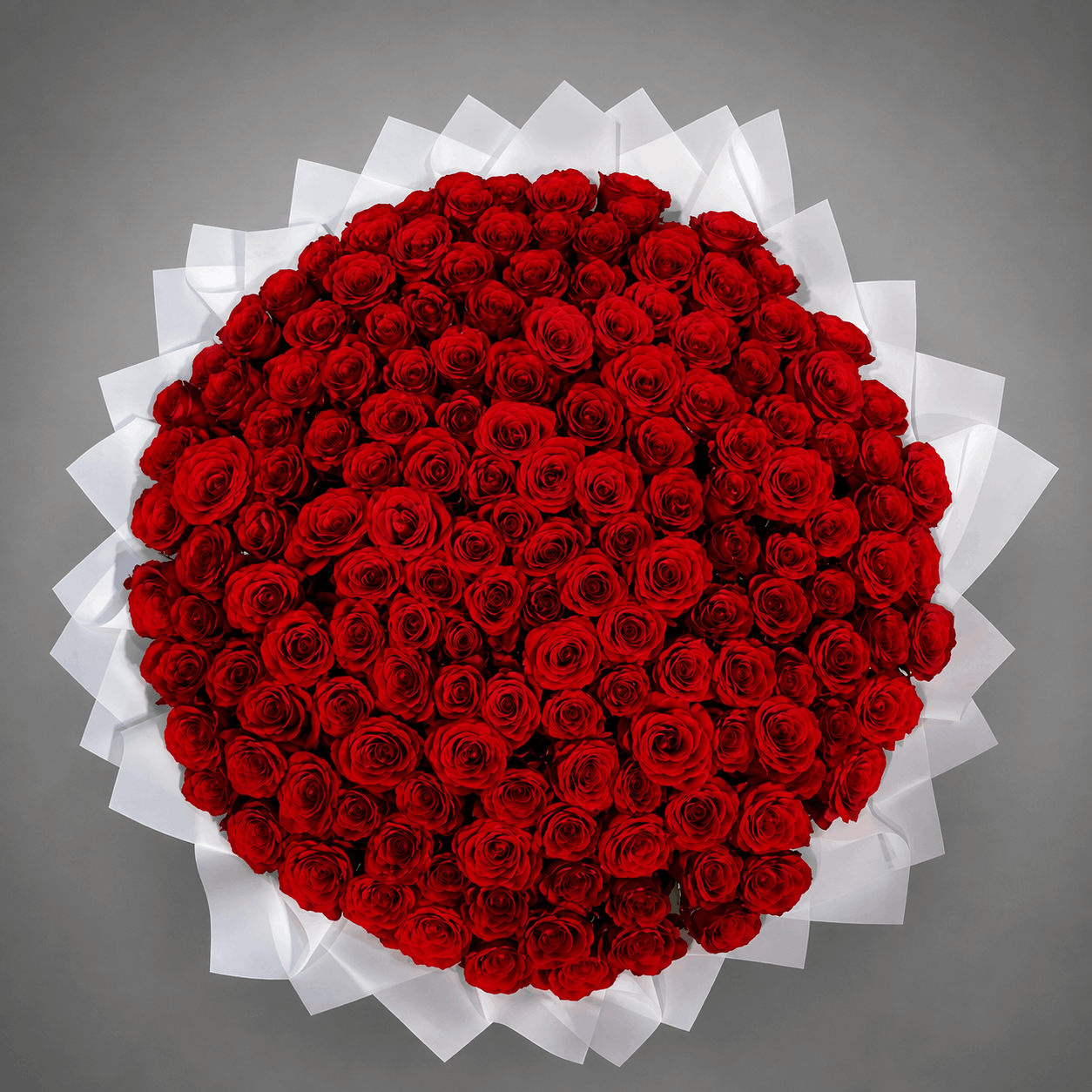 Grand Red Rose Dome Bouquet