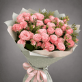 Pink Garden Rose Bouquet