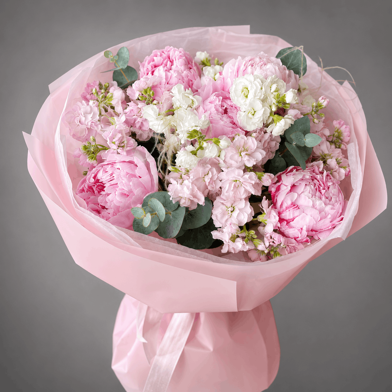 Pink Hydrangea Pastel Bouquet
