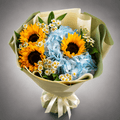 Sunflower & Hydrangea Bouquet – Florist Special