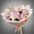 Blush Pink Lily Bouquet
