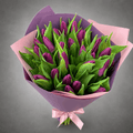 Rich Purple Tulip Bouquet