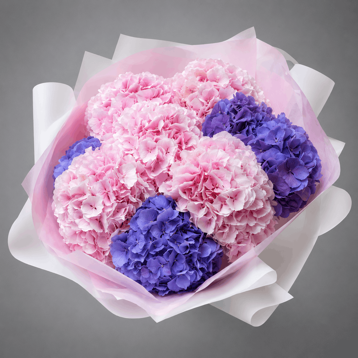 Pink & Purple Hydrangea Bouquet
