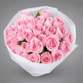 Classic Soft Pink Rose Bouquet