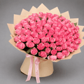Grand Hot Pink Rose Bouquet