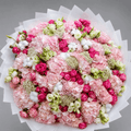 Pink Hydrangea & Rose Celebration Bouquet
