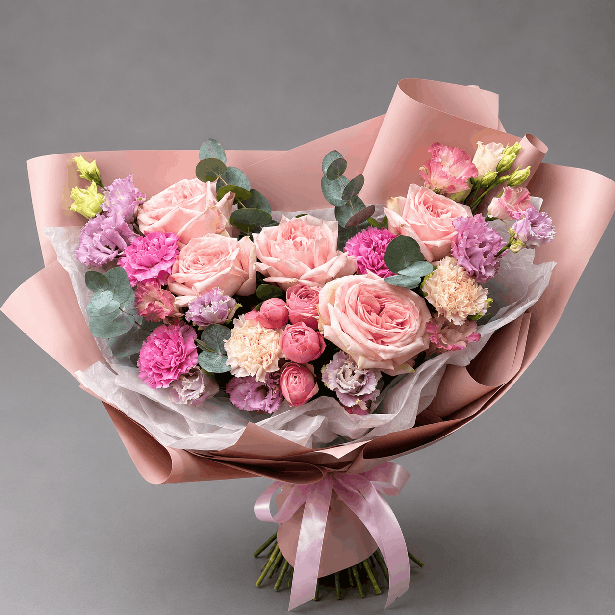 Blush Rose & Lavender Mixed Bouquet