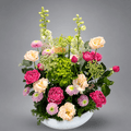 English Garden Bowl Arrangement