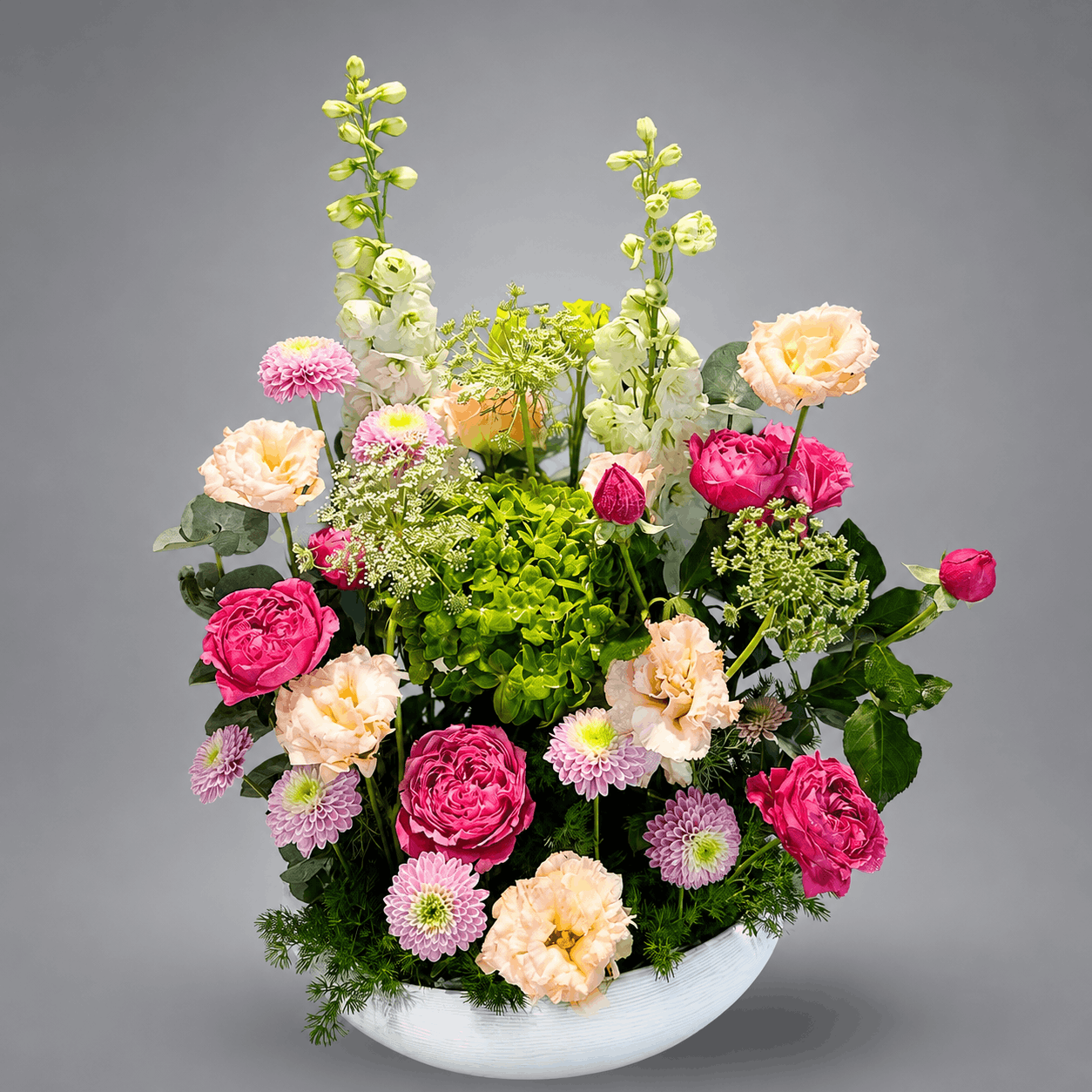 English Garden Bowl Arrangement