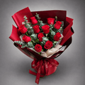 Red Rose & Eucalyptus Just For You Bouquet