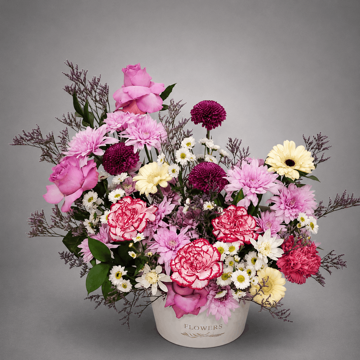 Purple Garden Pot Arrangement