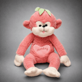 Strawberry Monkey Plush Toy