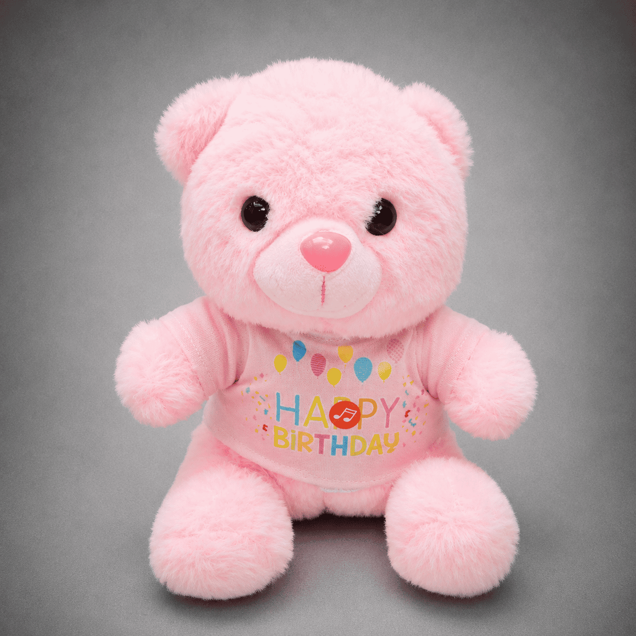Happy Birthday Pink Teddy Bear Plush Toy