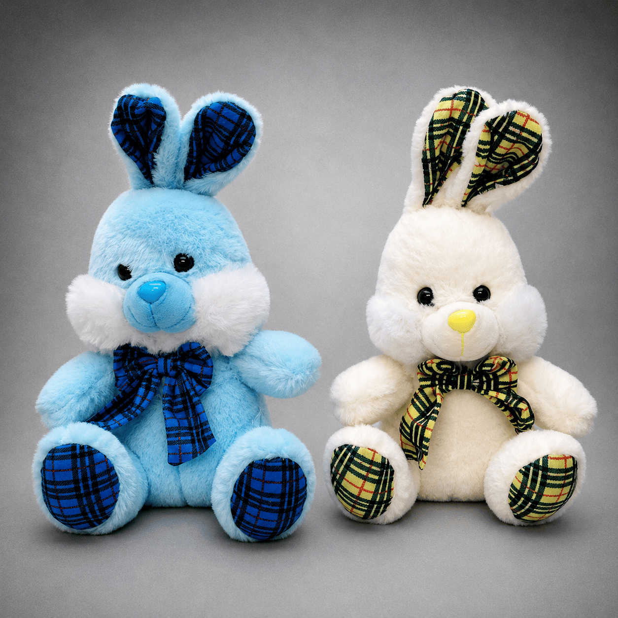 Tartan Plaid Bunny Rabbit Plush Toy
