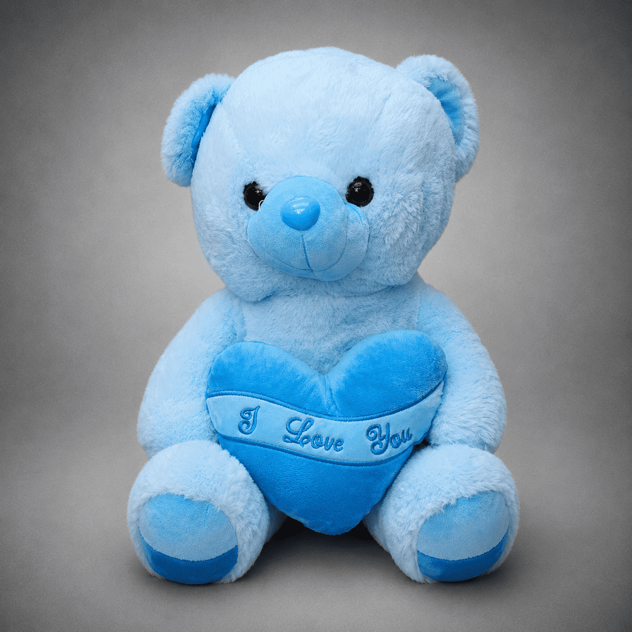 I Love You Blue Teddy Bear Plush Toy