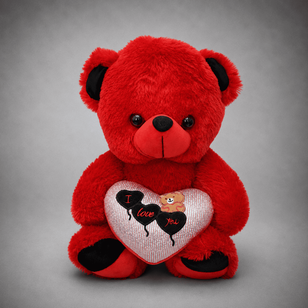 Red I Love You Teddy Bear Plush Toy