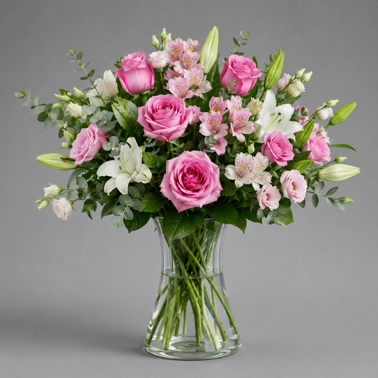 White & Green Hydrangea Snapdragon Bouquet