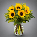 Sunflower Sunshine Vase Arrangement