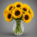 Pure Sunflower Celebration Vase
