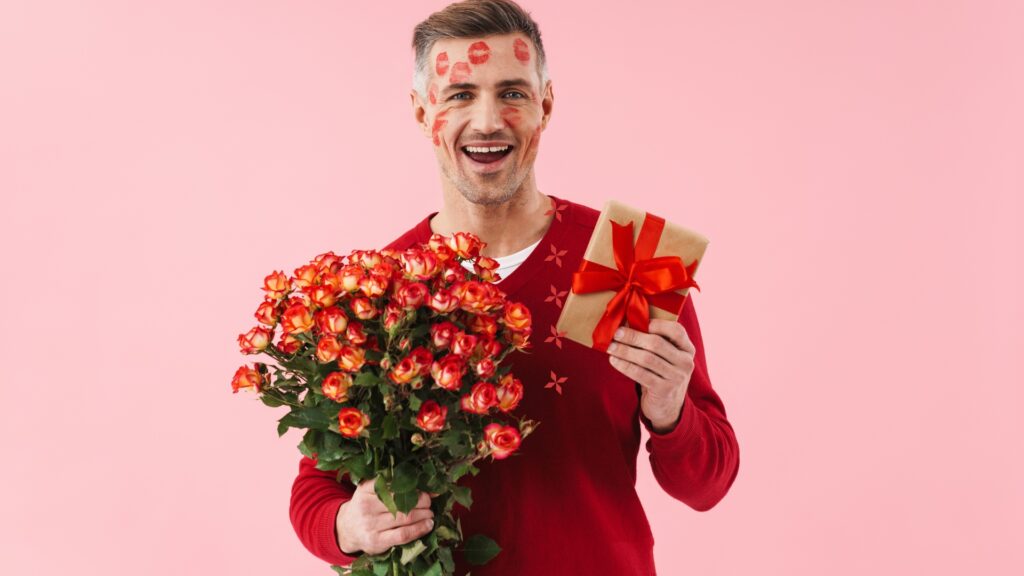 romantic red roses bouquet