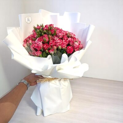 Petite Pink Spray Rose Bouquet