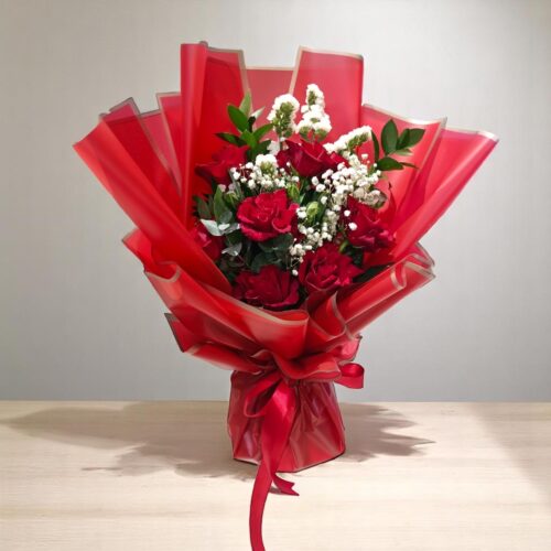 Romantic Red Rose Bouquet