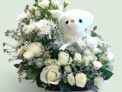 Snowy Embrace Gift Basket